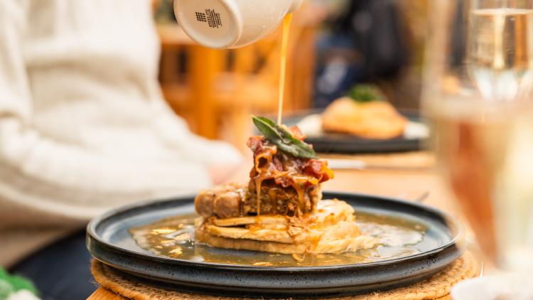 Christmas lunch in Eden Project's Biome