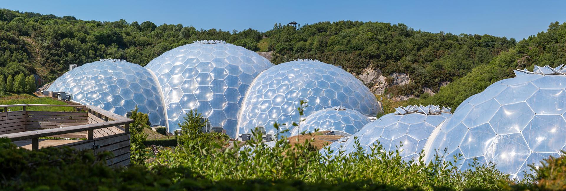 Eden Project Biomes panorama